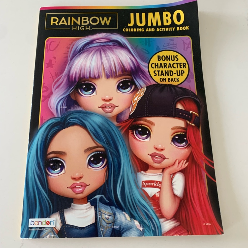 Rainbow High colouring/activity book